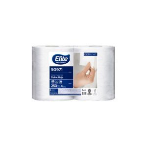 PAPEL HIGIENICO ELITE JUMBO DOBLE HOJA 6X250MT CODIGO 50971