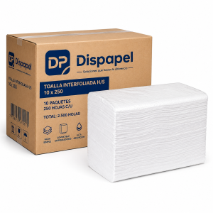 Toalla Interfoliada Tecnopapel 10x250 Hoja Simple