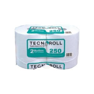 TOALLA PAPEL TECNOROLL 2X250 MARCA TECNOROLL HOJA SIMPLE  120