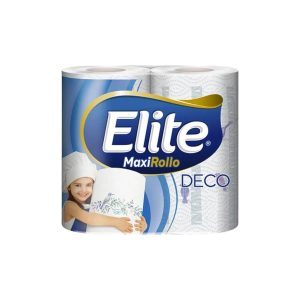 TOALLA DE PAPEL MAXI ROLLO DECO TRIPLE HOJA 1 PAQUETE 2 ROLLOS POR 20 METROS