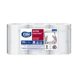 TOALLA ELITE EVOLUTION AUTOCORTE 3 ROLLOS X 135 MTS COD 40138