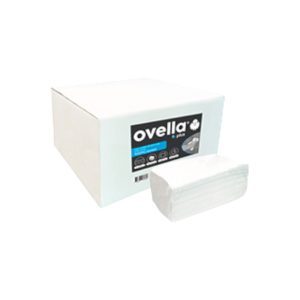 TOALLA INTERFOLIADA MARCA OVELLA 20 PAQUETES POR 200 HOJAS D/H