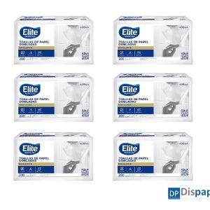 TOALLA INTERFOLIADA ELITE 6 PAQUETES CODIGO 40844