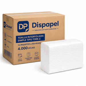 Interfoliada Dispapel 16x250 Hoja Simple Tipo Z