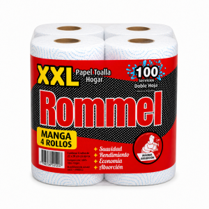 Toalla papel Rommel 100m- 4 un