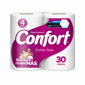 Papel higiénico confort D/H 48x30 metros - manga